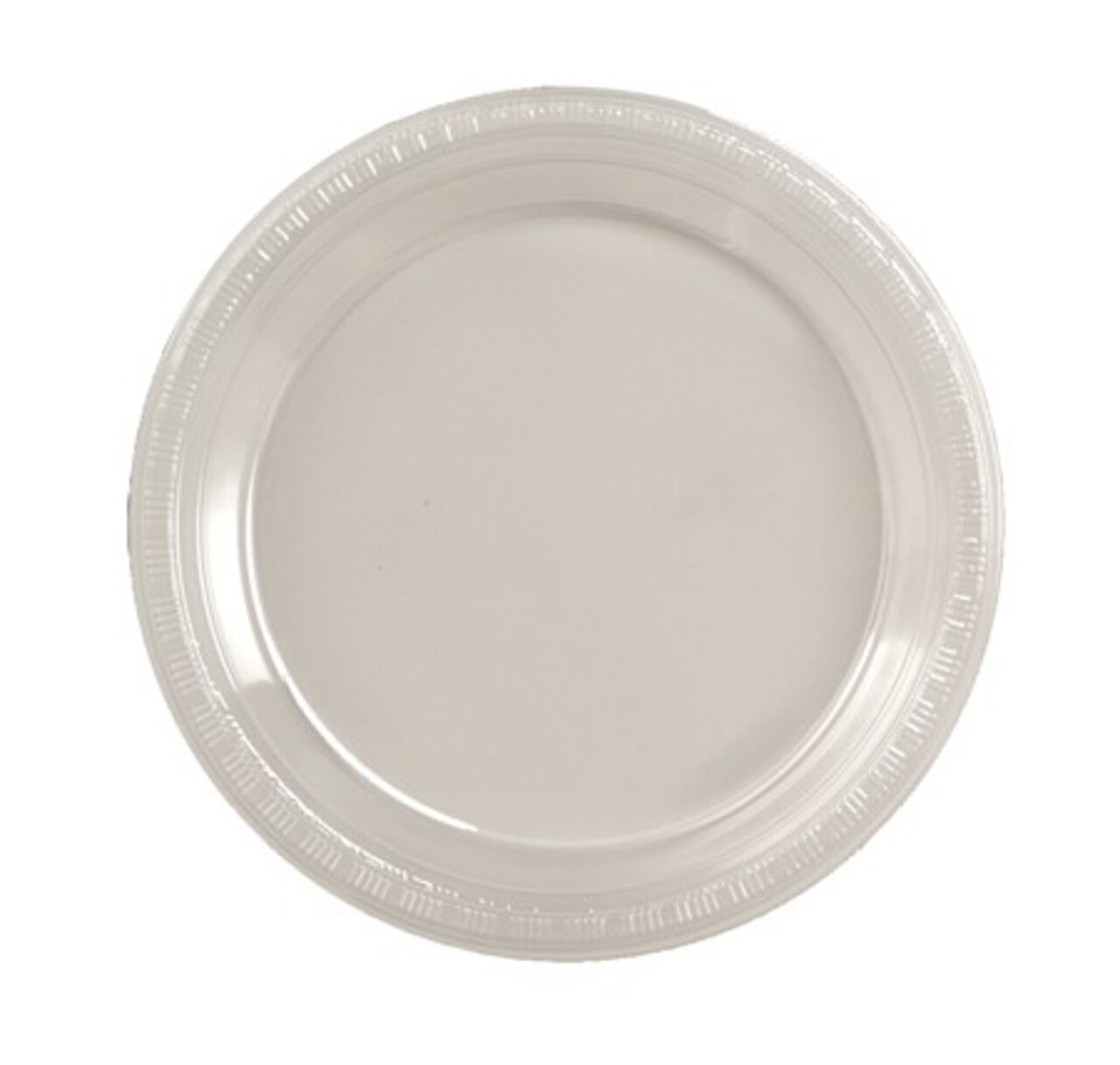 Party Central Disposable Round Banquet Dinner Plates - 10" - Clear - Club Pack of 240